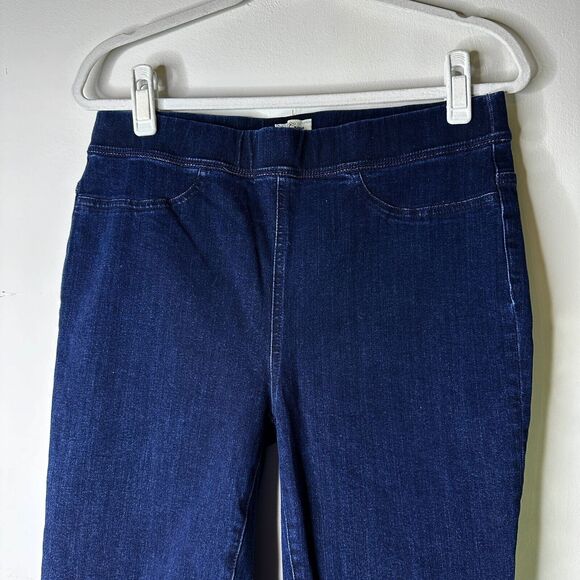 J.CREW Jeans Women 32 Dark Wash Stretch Denim Skinny Jeggings Pull On Comfy NWT - Picture 2 of 6